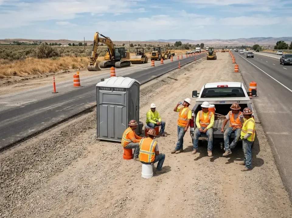 highway-road-construction-crew-007 — frequently asked questions, Porta Potty and Restroom Rentals in Brighton, CO